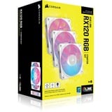 Corsair iCUE LINK RX120 RGB Triple, Ventilador blanco