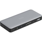 Digitus Estación de acoplamiento USB-C de 11 puertos gris/Negro