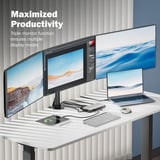 Digitus Estación de acoplamiento USB-C de 11 puertos gris/Negro