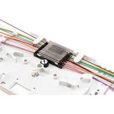 Digitus Protector de empalme por crimpar LWL, con aprobación de telecomunicaciones TS0338/96, Guía para cable plateado