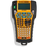 Dymo Rhino 6000+ Etiquetadora Kit de maletín | Rotuladora con múltiples funciones y conexión a PC ABC, Térmica directa, Alámbrico, Amarillo