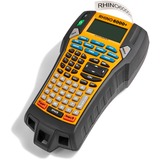 Dymo Rhino 6000+ Etiquetadora Kit de maletín | Rotuladora con múltiples funciones y conexión a PC ABC, Térmica directa, Alámbrico, Amarillo