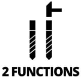 EINHELL Taladro percutor a batería Power X-Change TE-ID 18 Li - Solo, 18Volt, Taladradora de impacto rojo/Negro