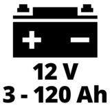 Einhell CE-BC 4 M Cargador de batería para vehículos 12 V Negro, Rojo rojo/Negro, 12 V, 220 - 240 V, 50 Hz, LCD, IP65, Negro, Rojo