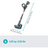 GARDENA Limpiador múltiple a batería AquaBrush Patio 18V P4A solo, Detergentes para suelos duros gris/Turquesa