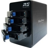 HighPoint RocketStor 6314B TB 2 to TB 3, Caja de unidades negro