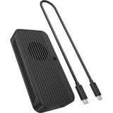 ICY BOX Carcasa SSD M.2 NVMe IB-1980M-80G, Caja de unidades negro