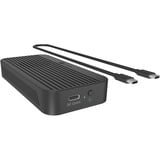 ICY BOX Carcasa SSD M.2 NVMe IB-1980M-80G, Caja de unidades negro