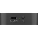 ICY BOX Carcasa SSD M.2 NVMe IB-1980M-80G, Caja de unidades negro
