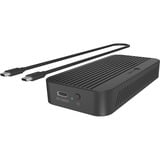 ICY BOX Carcasa SSD M.2 NVMe IB-1980M-80G, Caja de unidades negro