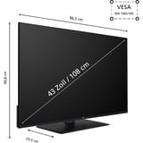 JVC LT-43VF5355, Televisor LED negro