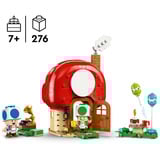 LEGO Fiesta en la casa de Toad, Juegos de construcción Juego de construcción, 7 año(s), Plástico, 276 pieza(s), 498 g