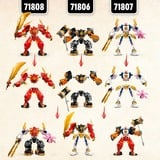 LEGO Meca Elemental del Fuego de Kai, Juegos de construcción Juego de construcción, 7 año(s), Plástico, 322 pieza(s), 484 g