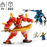 LEGO NINJAGO Meca Elemental del Fuego de Kai, Juegos de construcción Juego de construcción, 7 año(s), Plástico, 322 pieza(s), 484 g