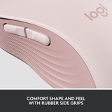 Logitech Signature M650 ratón mano derecha RF Wireless + Bluetooth Óptico 2000 DPI rosa, mano derecha, Óptico, RF Wireless + Bluetooth, 2000 DPI, Rosa