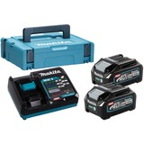 Makita Power Source Kit Li 40V 4Ah, Cargador negro/Azul