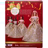 Mattel Barbie Signature 2025 Holiday Barbie muñeca rubia, Muñecos 