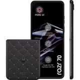 Motorola razr 70 256GB Swarovski, Móvil negro