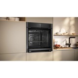 Neff N 50 B6AVJ7AG3 horno 71 L 3600 W Negro, Grafito negro/Grafito, Medio, Horno eléctrico, 71 L, 3600 W, 71 L, 30 - 275 °C