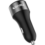 Nevox 1830 cargador de dispositivo móvil Negro Auto negro, Auto, Encendedor de cigarrillos, Negro