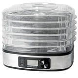 Rommelsbacher Deshidratador DA 350, Secado de la máquina acero fino/Negro