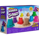 Spin Master Castle 10 Pack, Juego de arena Kinetic Sand Castle 10 Pack, Multicolor, 5 año(s), Niño/niña