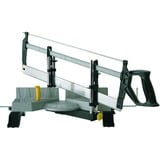 Stanley Caja de ingletes de metal, 560mm, con sierra de ingletes, Sierras gris