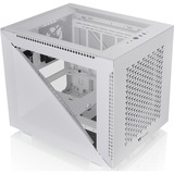 Thermaltake Divider 200 TG Air Snow Micro Micro Torre Blanco, Cajas de torre blanco, Micro Torre, PC, Blanco, SPCC, Vidrio templado, Juego, Azul, Verde, Rojo