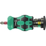 Wera Kraftform Kompakt Stubby Magazin RA 2, Conjuntos de bits negro/Verde