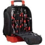 Wiha Mochila de herramientas mechanic Set, Kit de herramientas negro/Rojo