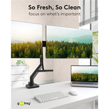 goobay 74074, Soporte de monitor negro