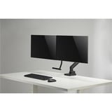goobay Soporte doble para monitor Office, Soporte de monitor negro