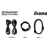 iiyama G-MASTER GB2741HSU-B1 pantalla para PC 68,6 cm (27") 1920 x 1080 Pixeles Full HD LED Negro, Monitor de gaming negro (mate), 68,6 cm (27"), 1920 x 1080 Pixeles, Full HD, LED, Negro
