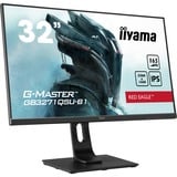 iiyama G-MASTER GB3271QSU-B1 pantalla para PC 80 cm (31.5") , Monitor de gaming negro, 80 cm (31.5"), 2560 x 1440 Pixeles, Wide Quad HD, LED, 1 ms, Negro