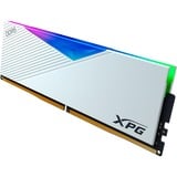 ADATA LANCER RGB módulo de memoria 32 GB 1 x 32 GB DDR5 288-pin DIMM, Memoria RAM blanco, 32 GB, 1 x 32 GB, DDR5, 6000 MHz, 288-pin DIMM