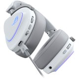 ASUS ROG Delta II Auriculares Inalámbrico y alámbrico Diadema Juego USB Tipo C Bluetooth Blanco, Auriculares para gaming blanco, Inalámbrico y alámbrico, 20 - 20000 Hz, Juego, 318 g, Auriculares, Blanco