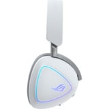 ASUS ROG Delta II Auriculares Inalámbrico y alámbrico Diadema Juego USB Tipo C Bluetooth Blanco, Auriculares para gaming blanco, Inalámbrico y alámbrico, 20 - 20000 Hz, Juego, 318 g, Auriculares, Blanco