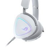 ASUS ROG Delta II Auriculares Inalámbrico y alámbrico Diadema Juego USB Tipo C Bluetooth Blanco, Auriculares para gaming blanco, Inalámbrico y alámbrico, 20 - 20000 Hz, Juego, 318 g, Auriculares, Blanco