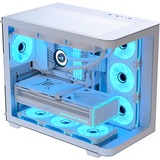 Aerocool P500C Midi Tower Blanco, Cajas de torre blanco, Midi Tower, PC, Blanco, ATX, micro ATX, Mini-ITX, SPCC, Vidrio templado, Juego