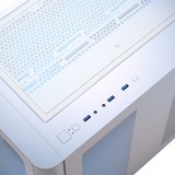 Aerocool P500C Midi Tower Blanco, Cajas de torre blanco, Midi Tower, PC, Blanco, ATX, micro ATX, Mini-ITX, SPCC, Vidrio templado, Juego