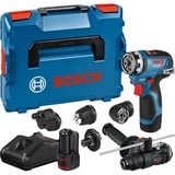 Bosch GSR 12V-35 FC 1750 RPM Negro, Azul, Taladro/destornillador azul/Negro, Destornillador eléctrico, Mango de pistola, Portabrocas de cambio rápido, Negro, Azul, Sin escobillas, 1750 RPM