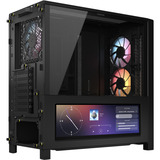 Corsair FRAME 4000D LCD RS ARGB, Cajas de torre negro