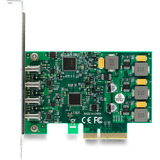 DeLOCK Tarjeta PCI-E x4 a 4 x USB-C 10 Gbps - Perfil Bajo, Controlador USB 