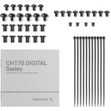 DeepCool R-CH170-BKNPI0D-G-1, Cajas de torre negro