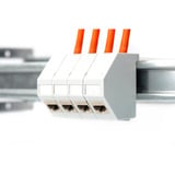 Digitus Carcasa Keystone para montaje en riel DIN, IP20, Caja/Carcasa blanco