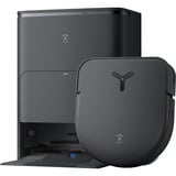 ECOVACS DEEBOT X5 OMNI Negro, Robot aspirador negro, Sin bolsa, Negro, D-shape, Bolsa para el polvo, 67,9 dB, 3,5 L