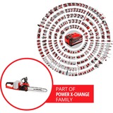EINHELL GE-LC 36/35 li-solo Scie à chaîne à deux, 0 W, 18 V, Motosierra rojo/Negro, 0 W, 18 V