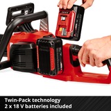 EINHELL GE-LC 36/35 li-solo Scie à chaîne à deux, 0 W, 18 V, Motosierra rojo/Negro, 0 W, 18 V