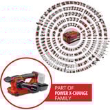 EINHELL Professional Akku-Bandschleifer TP-BS 18/457 Li BL - Solo, 18Volt, Lijadora de banda rojo/Negro