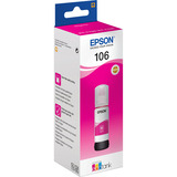 Epson 106 EcoTank Magenta ink bottle, Tinta Original, Magenta, Epson, - EcoTank ET-7750 - EcoTank ET-7700, 70 ml, Impresión por inyección de tinta